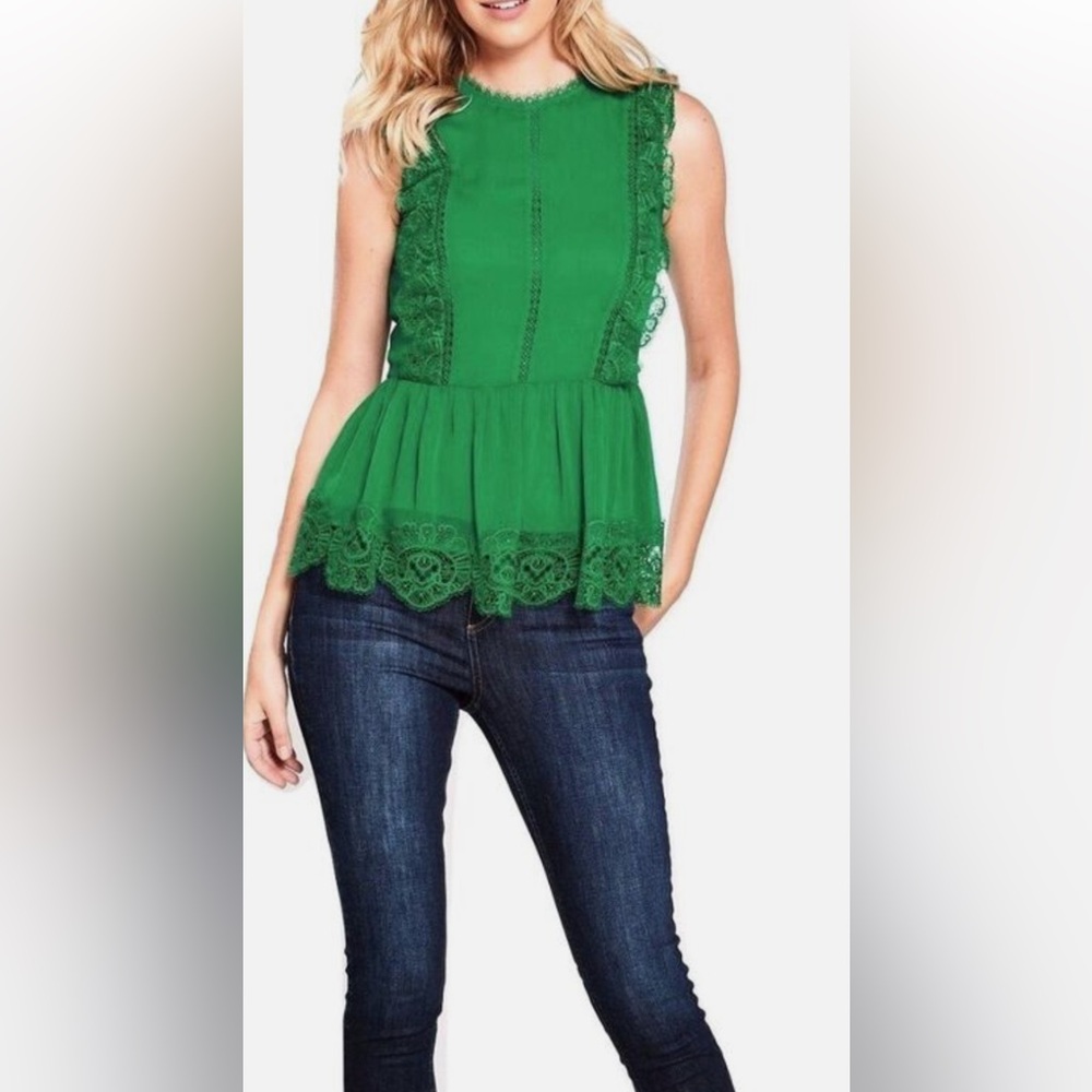Ted Baker Omarri Mixed Lace Blouse Size 1